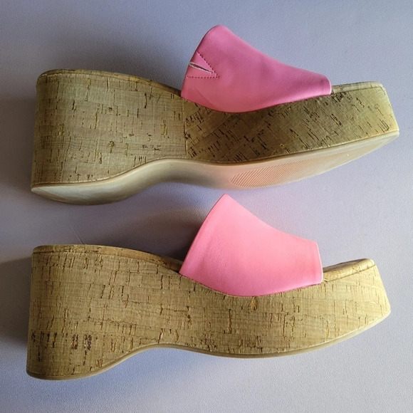 Madden Girl Zahara Cork Platform Sandals Women's 9.5 Y2K Spice Girls Bratz Dolls - Picture 5 of 8